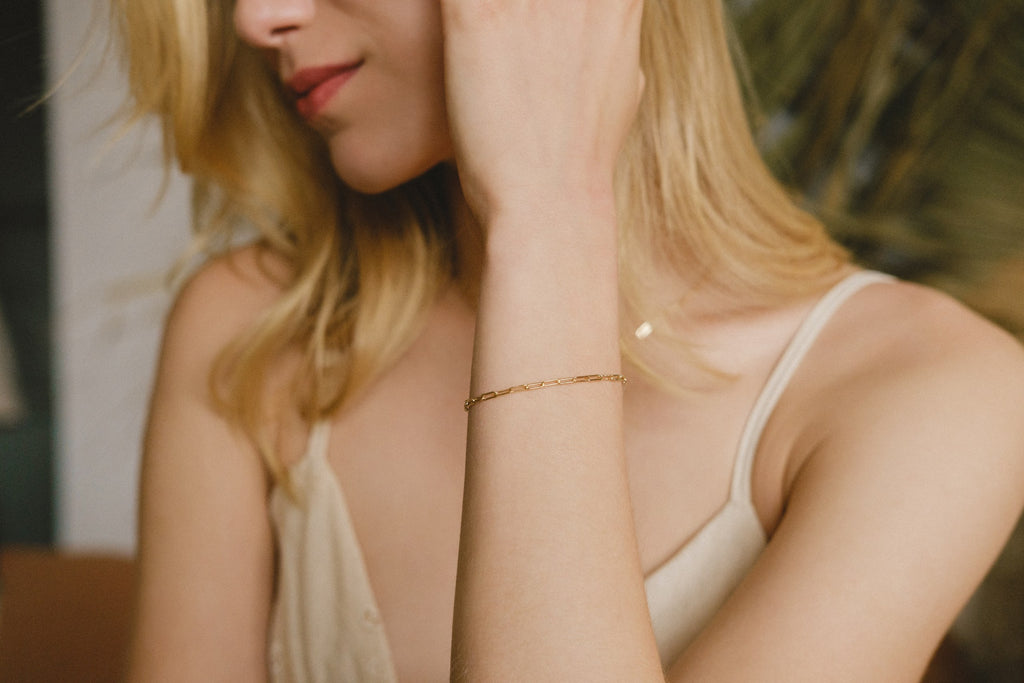 14k gold filled bali inspired bracelet