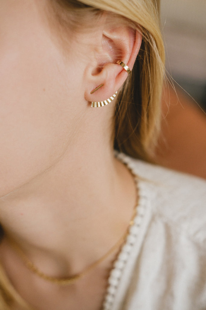 gold filled chinese earrings