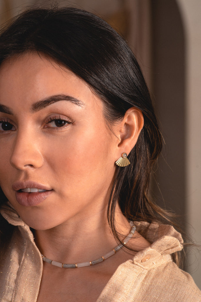 front and back cambodia inspired earrings