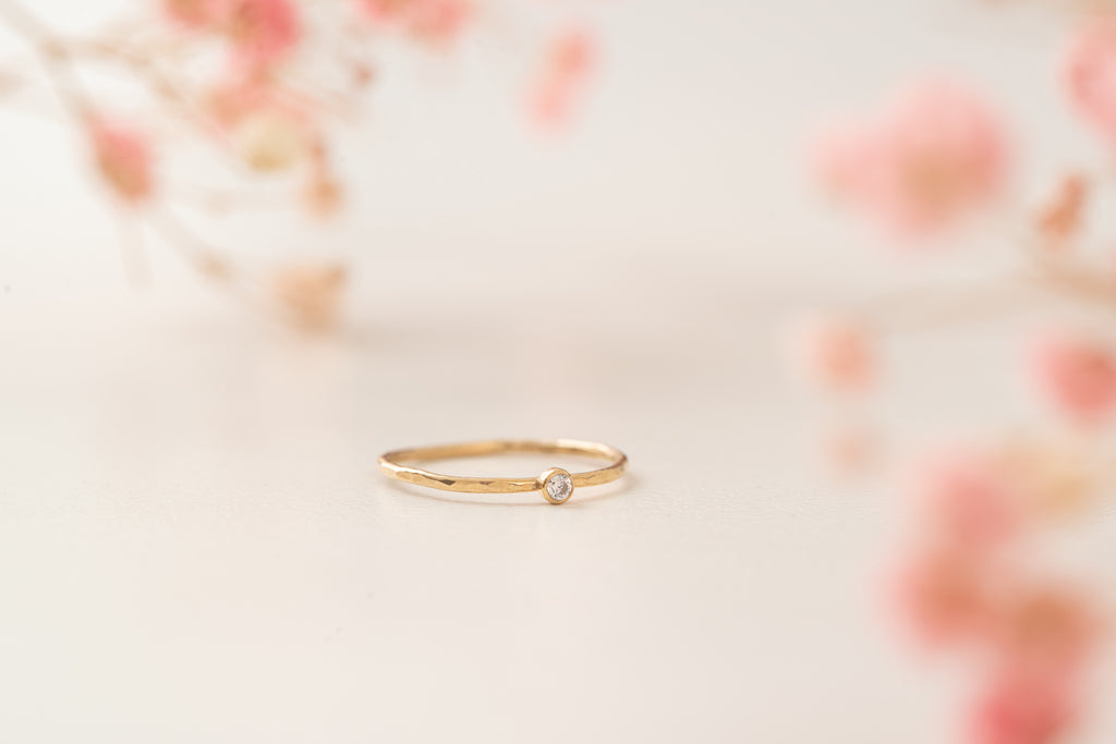 dainty gold filled ring